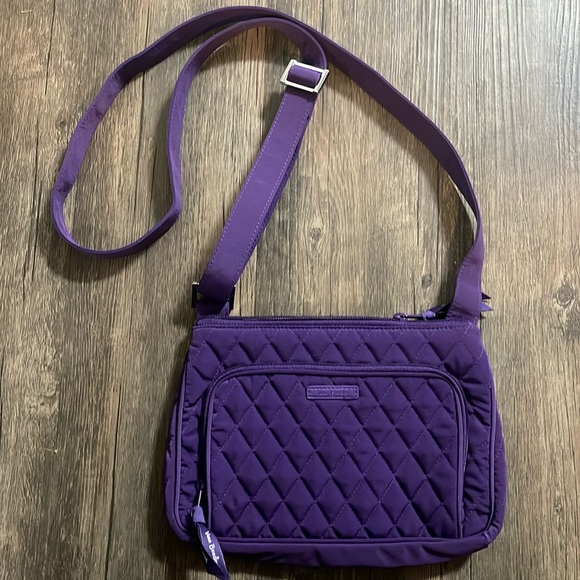 Vera Bradley Handbags - Vera Bradley Purple Little Hipster Crossbody